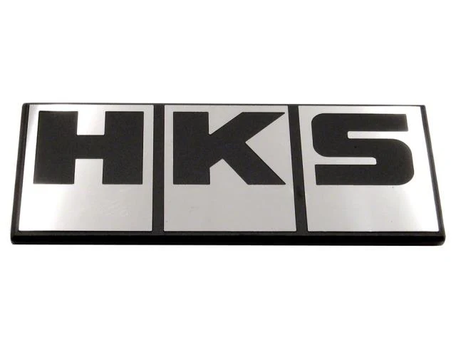 HKS Silver Block Logo Emblem - Image 2