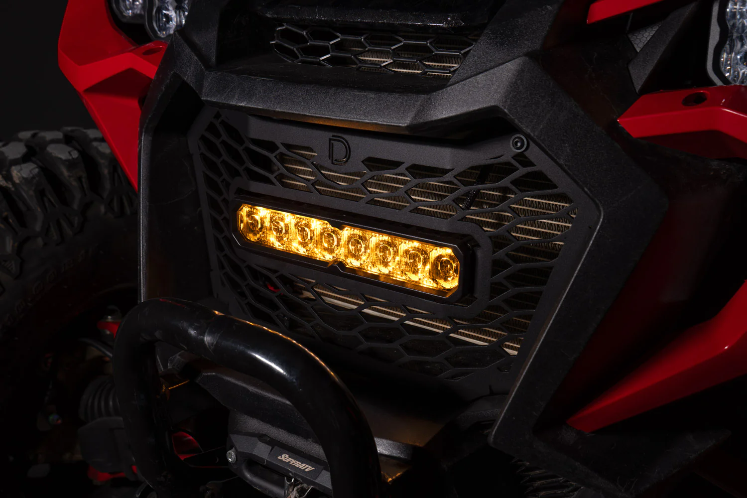 Honda Talon 2019 -2025 SS10 Grille Sport White Combo - Image 2
