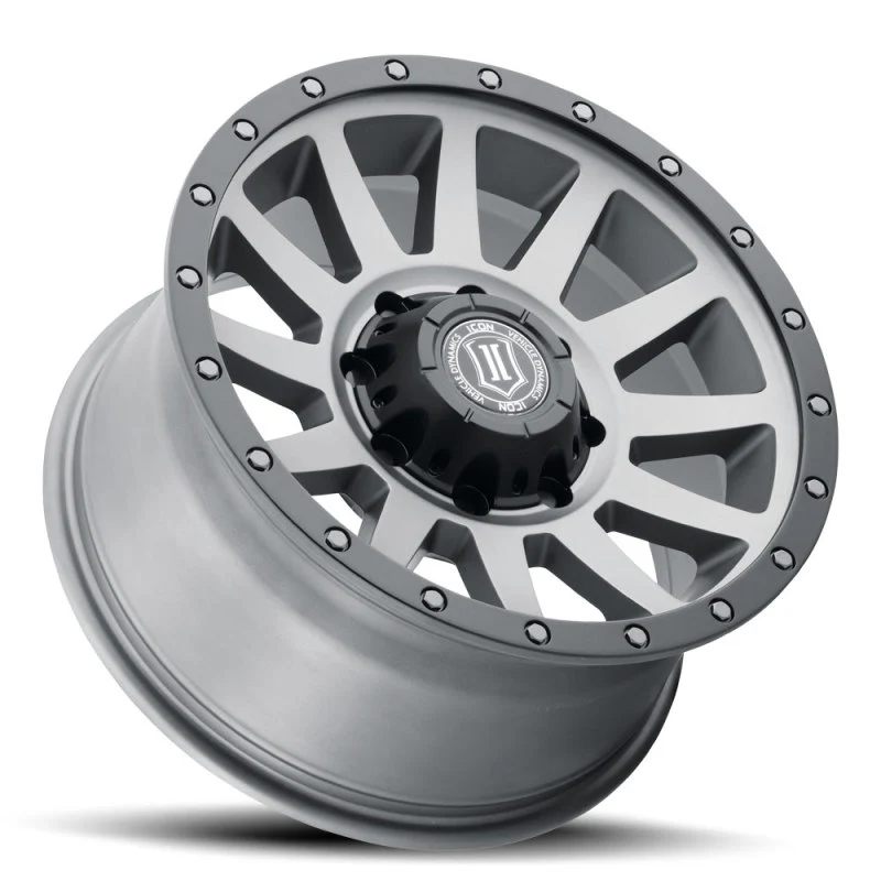 ICON Compression HD 18x9 8x170 6mm Offset 5.25in BS Titanium Wheel - Image 3