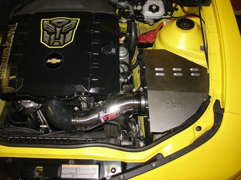 Injen 10 Camaro 3.6L V6 Wrinkle Black Power-Flow Short Ram Air Intake System - Image 7