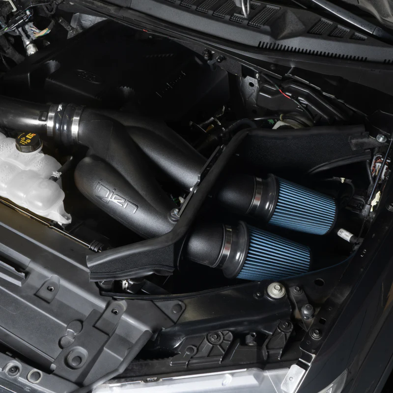 Injen 15-25 Ford F150 / 18-24 Ford Expedition Midnight Black Power-Flow Air Intake System - Image 2