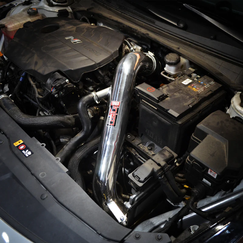 Injen 22-23 Hyundai Elantra N L4-2.0L Turbo Cold Air Intake Wrinkle Red - Image 2