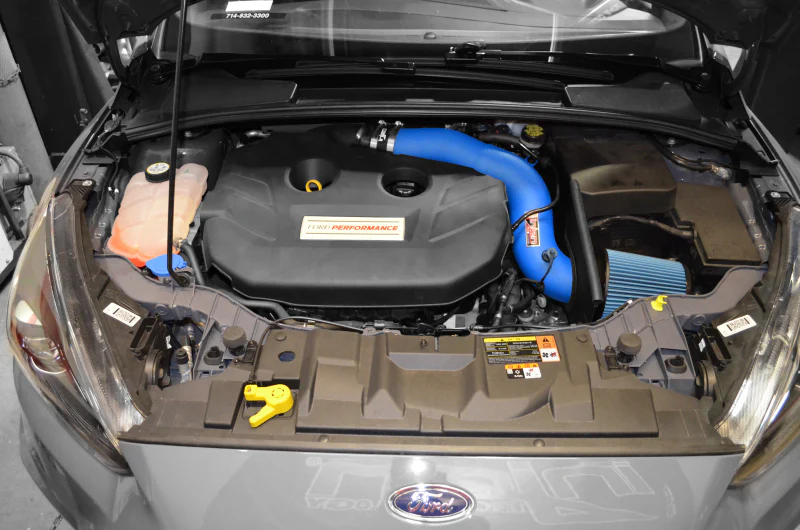 Injen16-18 Ford Focus RS Wrinkle Black Cold Air Intake - Image 3