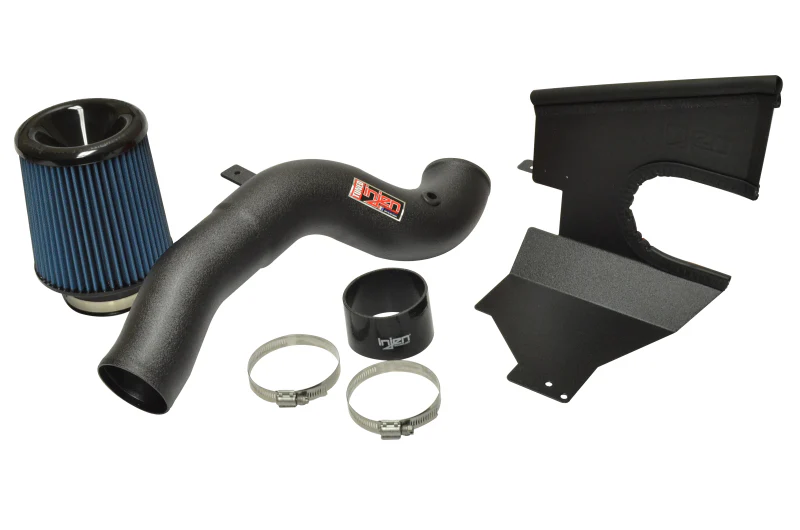 Injen16-18 Ford Focus RS Wrinkle Black Cold Air Intake - Image 5
