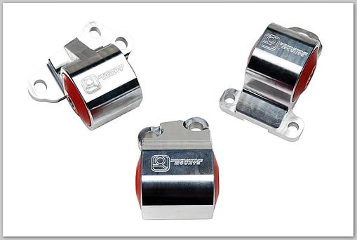 Innovative 92-95 Civic B/D Series Silver Aluminum Mounts 75A Bushings (2 Bolt) - Image 2