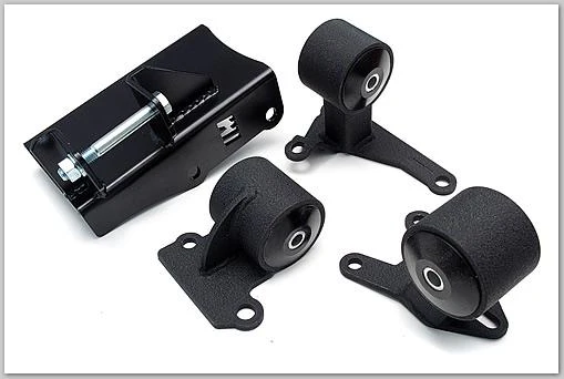 Innovative 94-01 Integra H-Series Black Steel Mounts 75A Bushings - Image 2