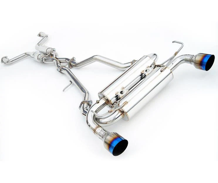 Invidia 03-08 Infiniti G35 Coupe Gemini Rolled Titanium Tip Cat-back Exhaust - Image 2