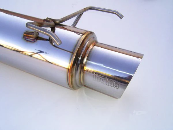 Invidia 06-08 Honda Fit 50mm (101mm tip) Cat-back Exhaust - Image 4