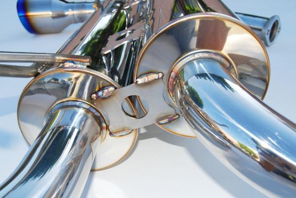 Invidia 09+ 370Z Gemini Rolled Titanium Tip Cat-back Exhaust - Image 2