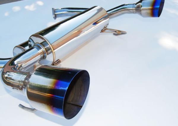 Invidia 09+ 370Z Gemini Single Layer Titanium Tip Cat-back Exhaust - Image 4