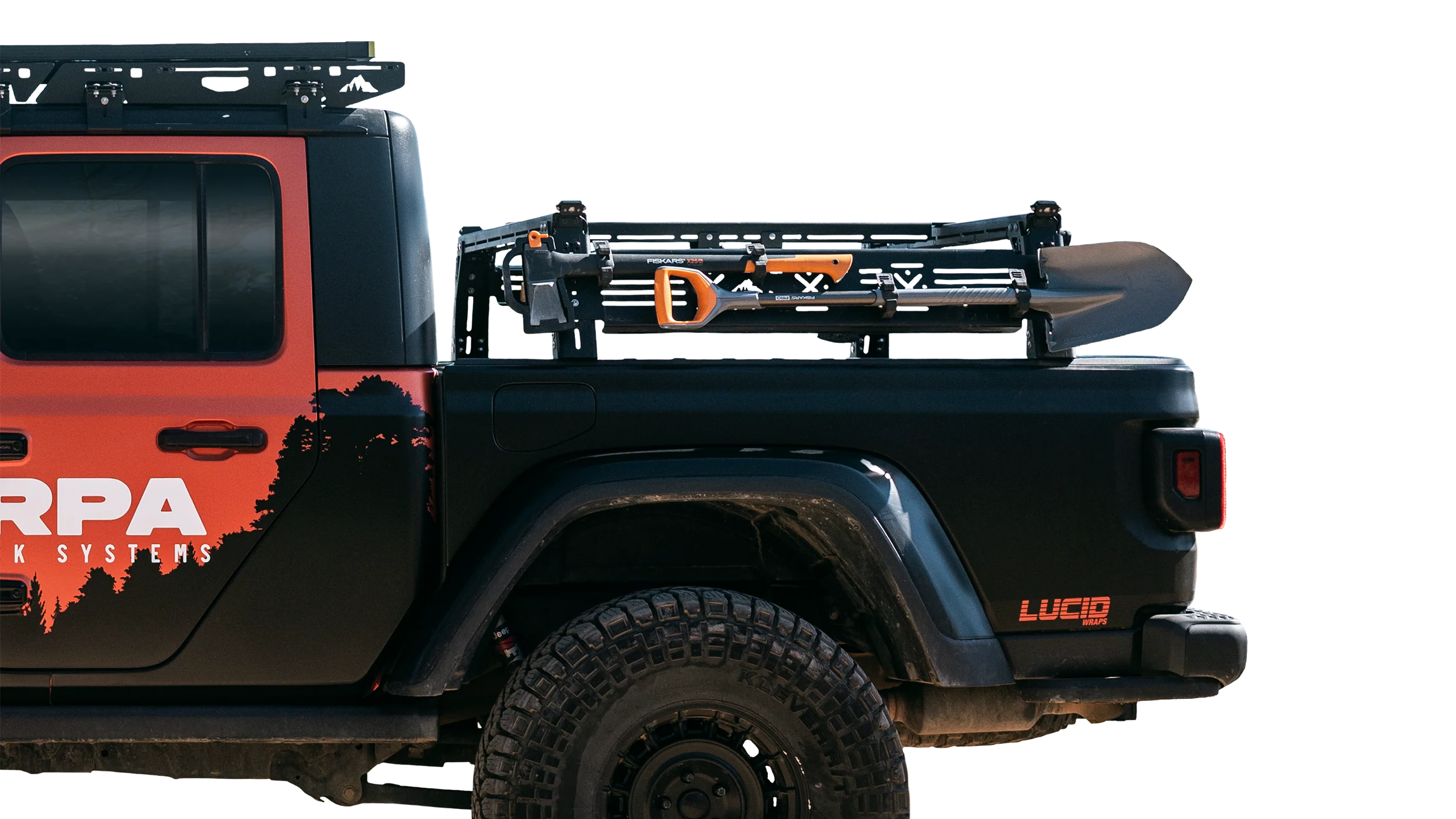 Jeep Gladiator Mid Height PAK System Bed Rack - Image 2