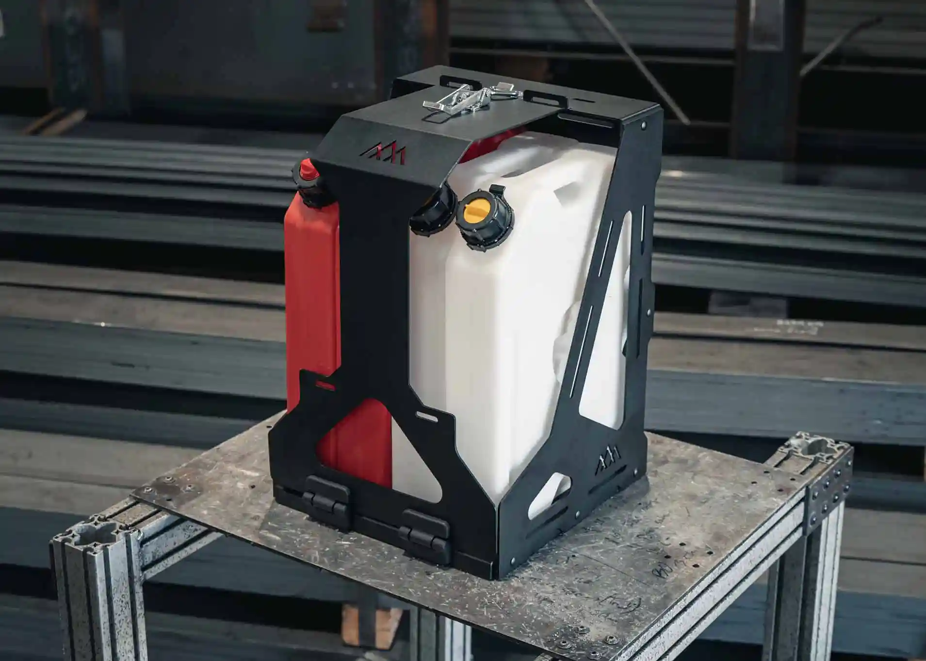Jerry's Can Holder - Dual Universal Jerry Can Carrier - Image 4