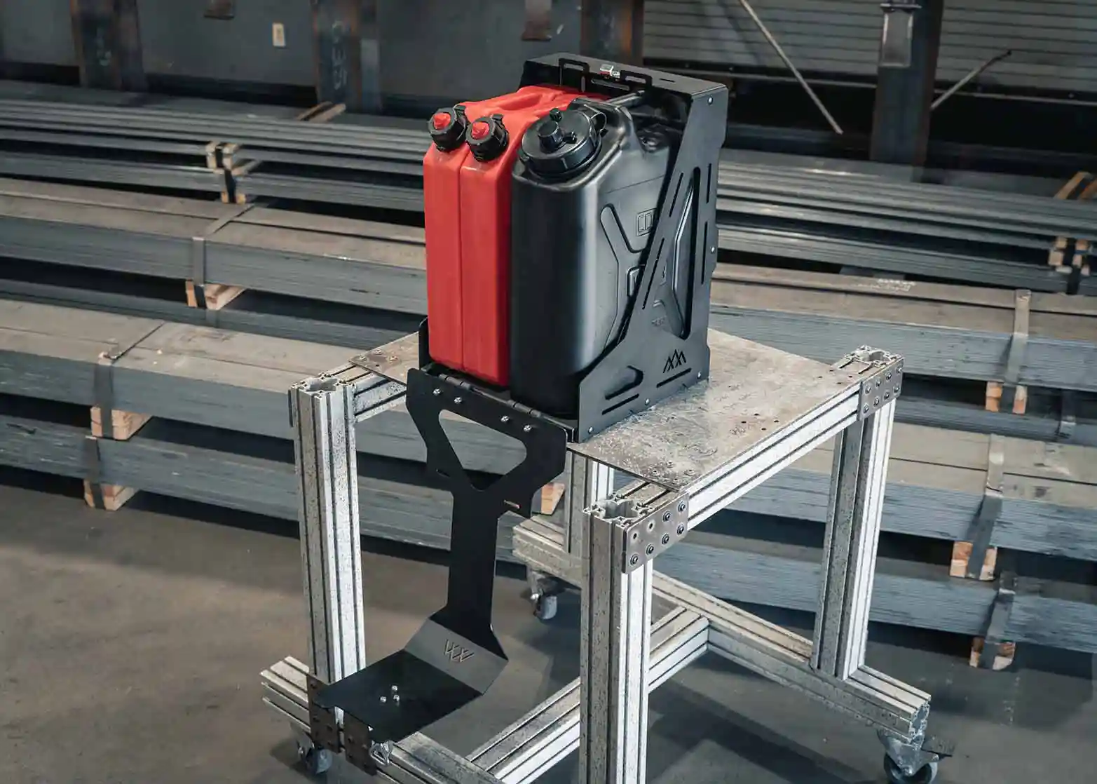 Jerry's Can Holder - Dual Universal Jerry Can Carrier - Image 5