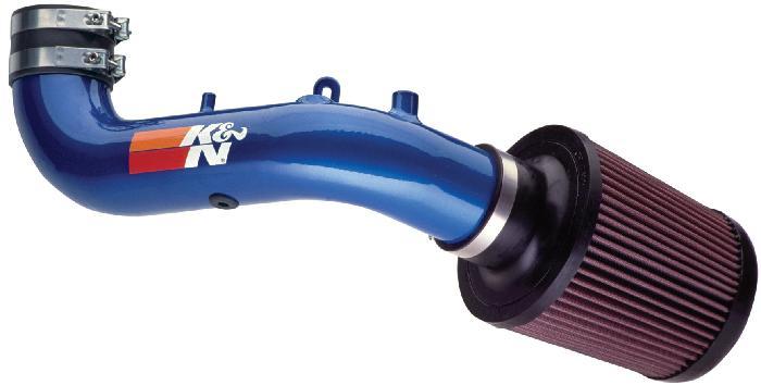K&N 00-04 Honda Civic Si/Type R Wrinkle Red Typhoon Short Ram Intake - Image 4
