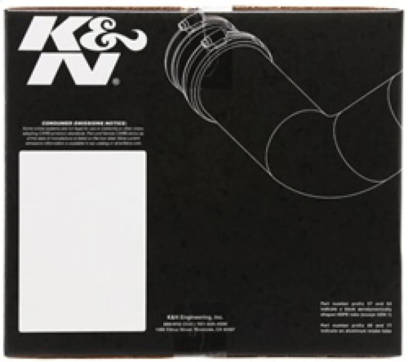 K&N 11-13 Ford Edge 3.5/3.7L-V6 Silver High Flow Performance Kit - Image 10
