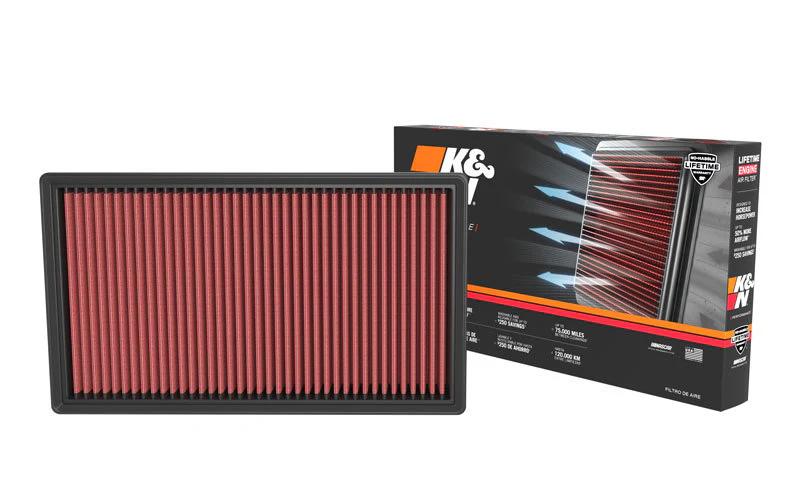 K&N 21-22 Mercedes-Benz C300 2.0L L4 Replacement Air Filter - Image 3