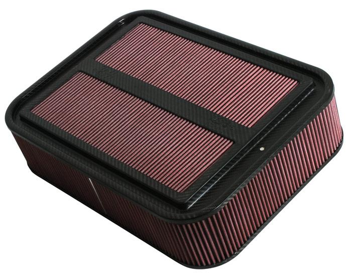 K&N Custom Racing Assembly Carbon Fiber 4in Air Box w/o Base - Large - Image 2