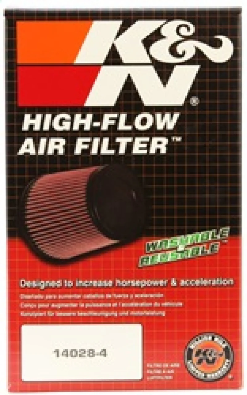 K&N Filter Universal Rubber Round Straight Filter 20 Deg Angled 2-7/16in Flange 3-3/4in OD 5in H - Image 8