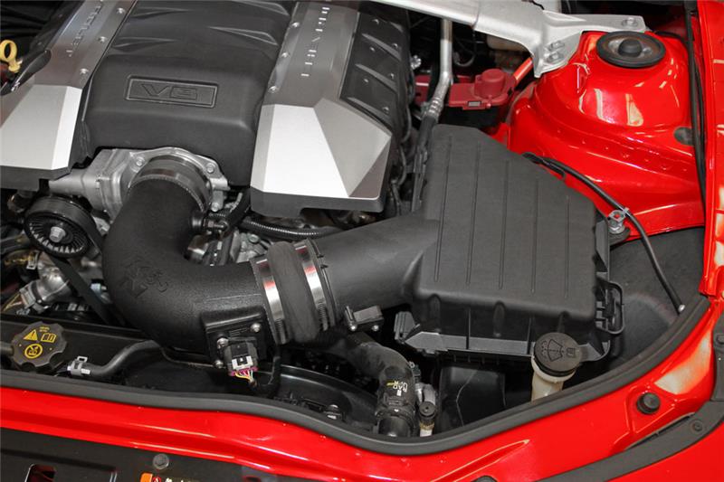 K&N FIPK 10-14 Chevy Camaro V8 6.2L Performance Intake Kit - Image 2