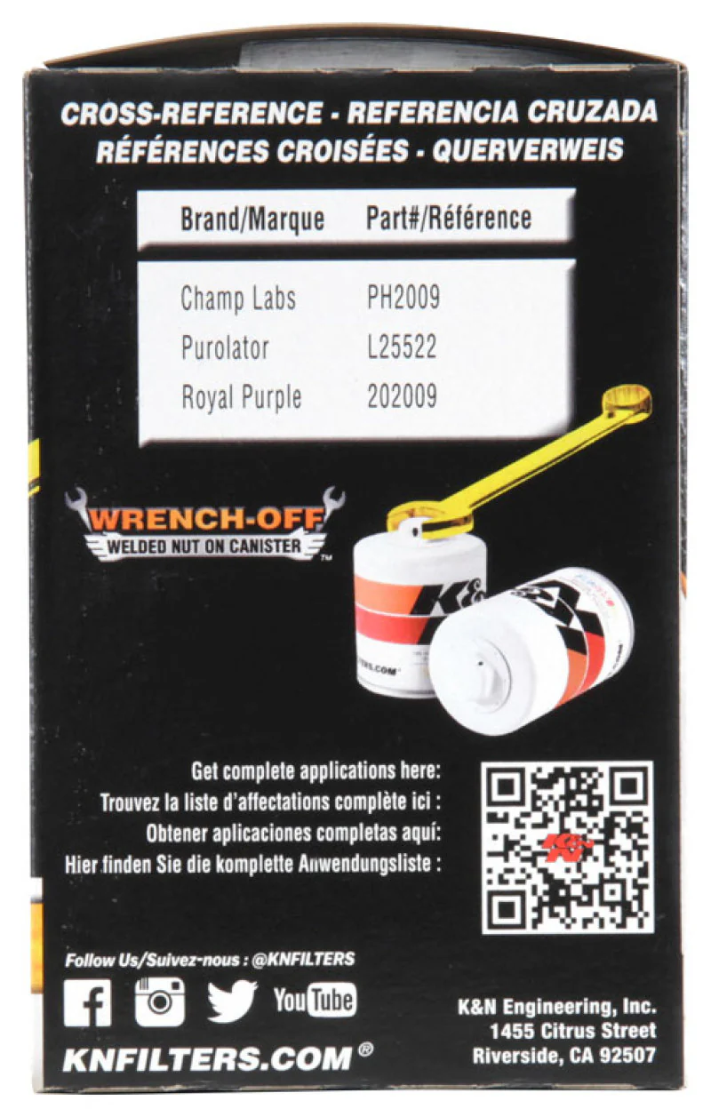 K&N Oil Filter OIL FILTER; AUTOMOTIVE - Image 16