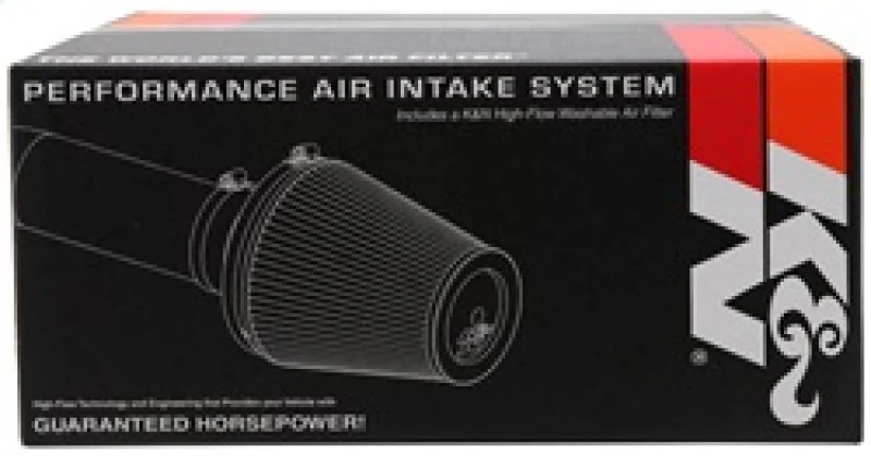K&N Performance Intake Kit TYPHOON; HONDA FIT L4-1.5L, (SILVER) 07-08 - Image 8