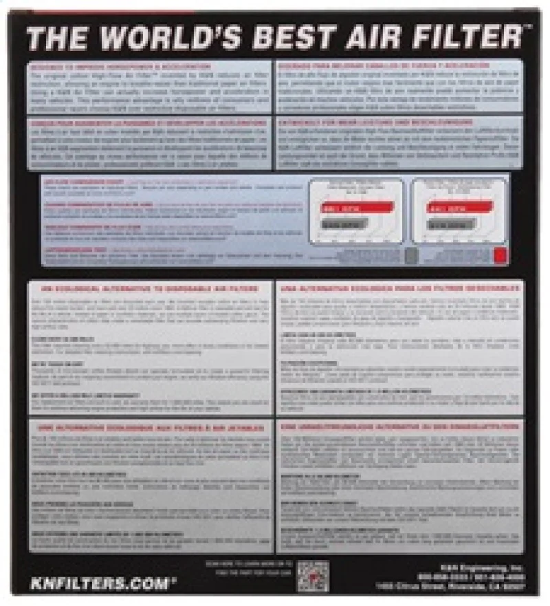 K&N Replacement Air Filter DODGE DURANGO 04-09 / CHRYSLER ASPEN 07-09 - Image 14