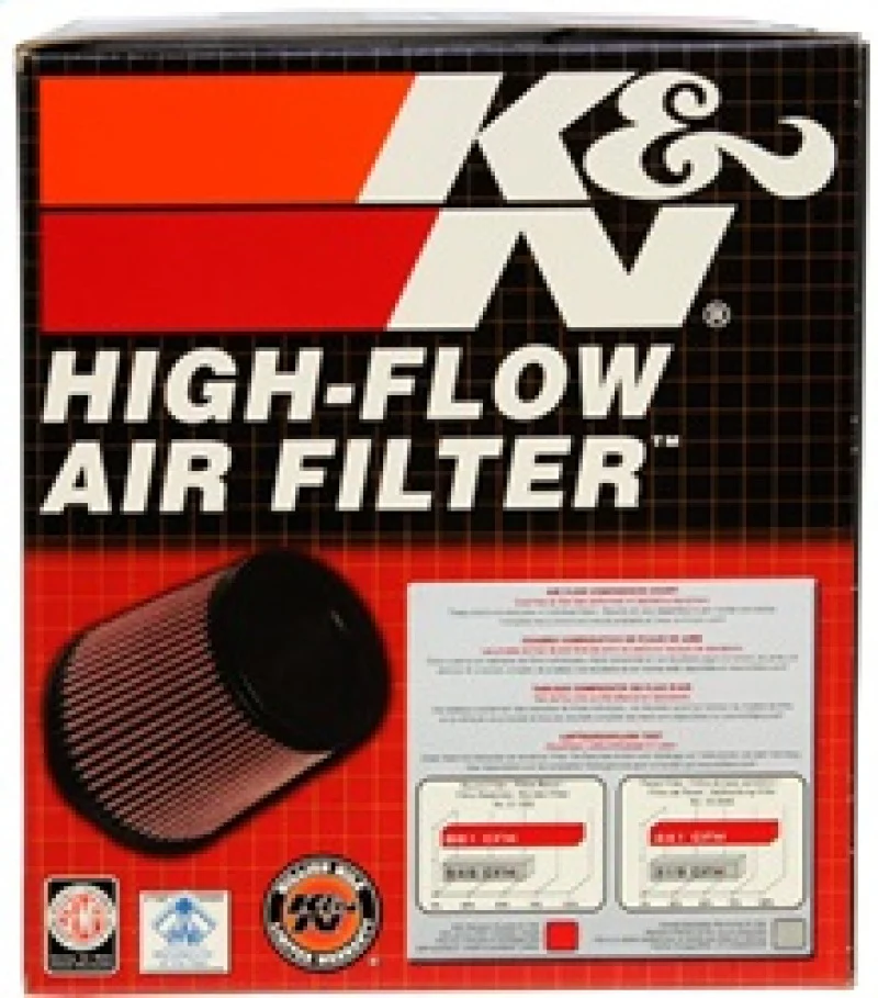 K&N Round Tapered Universal Air Filter 4in Flange ID x 5.375 Base OD x 4in Top OD x 6.5in H - Image 10