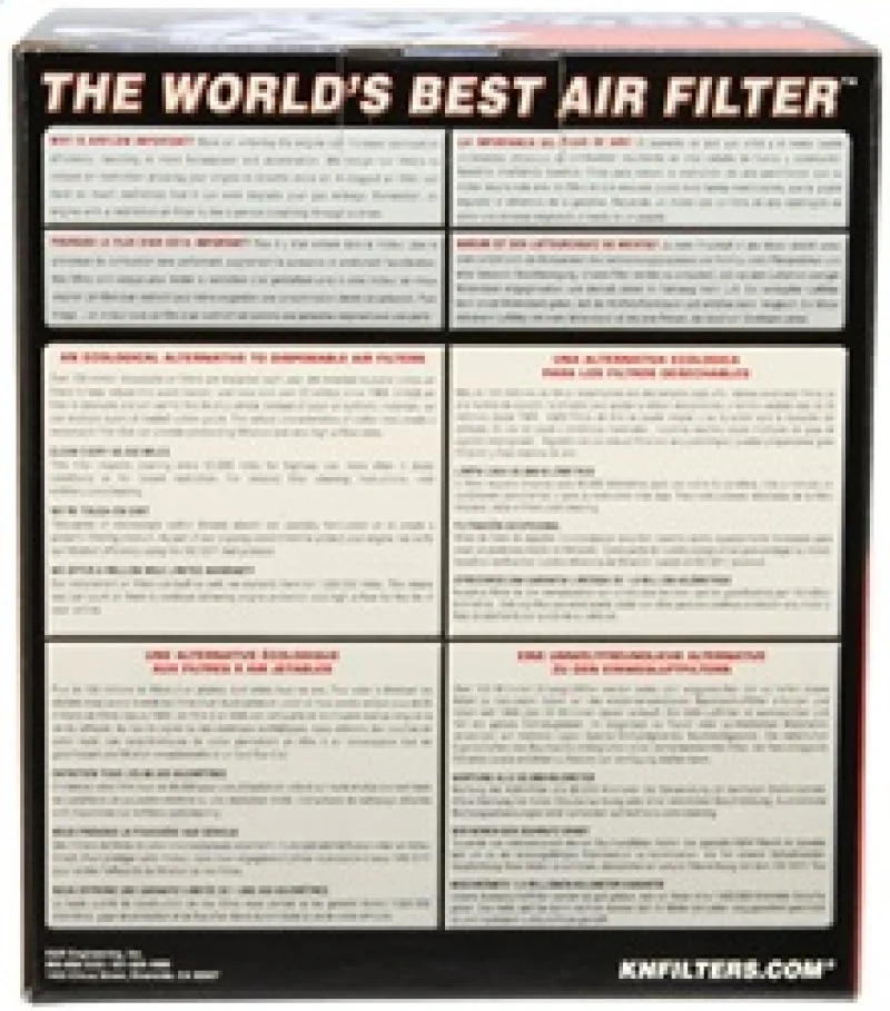 K&N Round Tapered Universal Air Filter 4in Flange ID x 5.375 Base OD x 4in Top OD x 6.5in H - Image 4