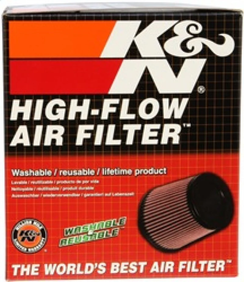 K&N Round Tapered Universal Air Filter 4in Flange ID x 5.375 Base OD x 4in Top OD x 6.5in H - Image 8