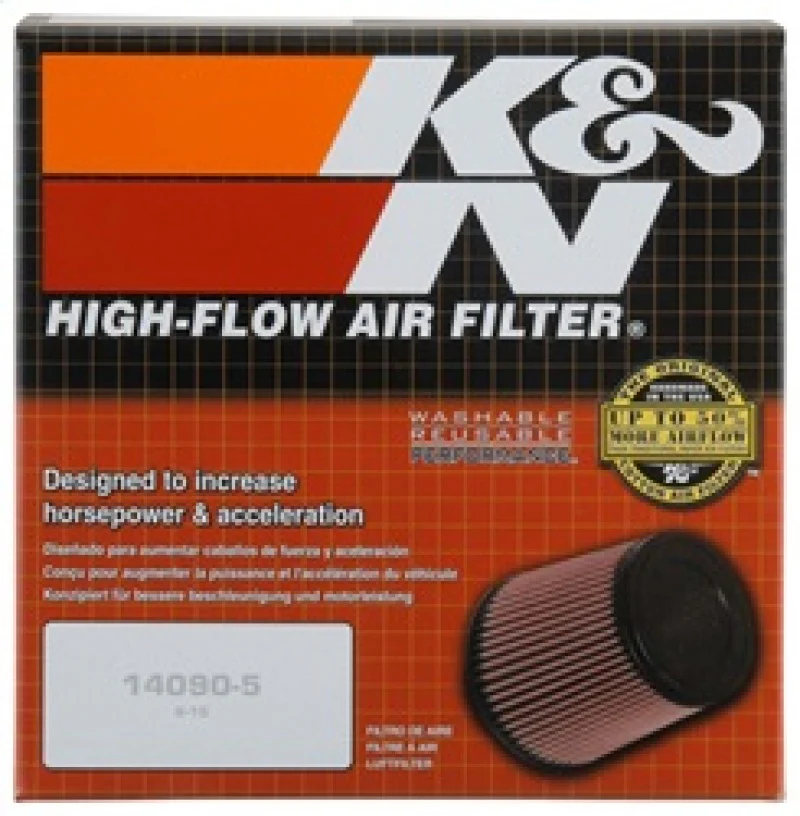 K&N Unique Custom Air Filter Tapered Conical 170mm Base OD x 60mm Top OD x 124mm Height - Image 9