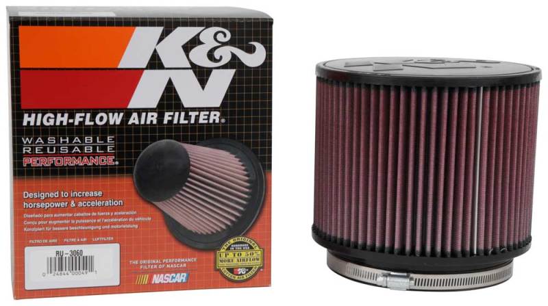 K&N Universal Rubber Filter 6in Flange ID / 7.5in OD / 6in Height / Round Straight - Image 8