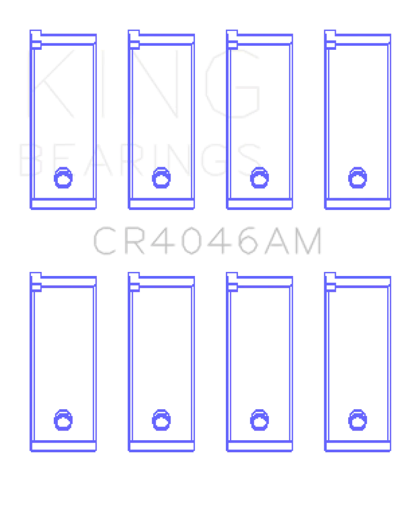 King Engine Bearings Acura D16A1 Rod Bearing Set - Size STD