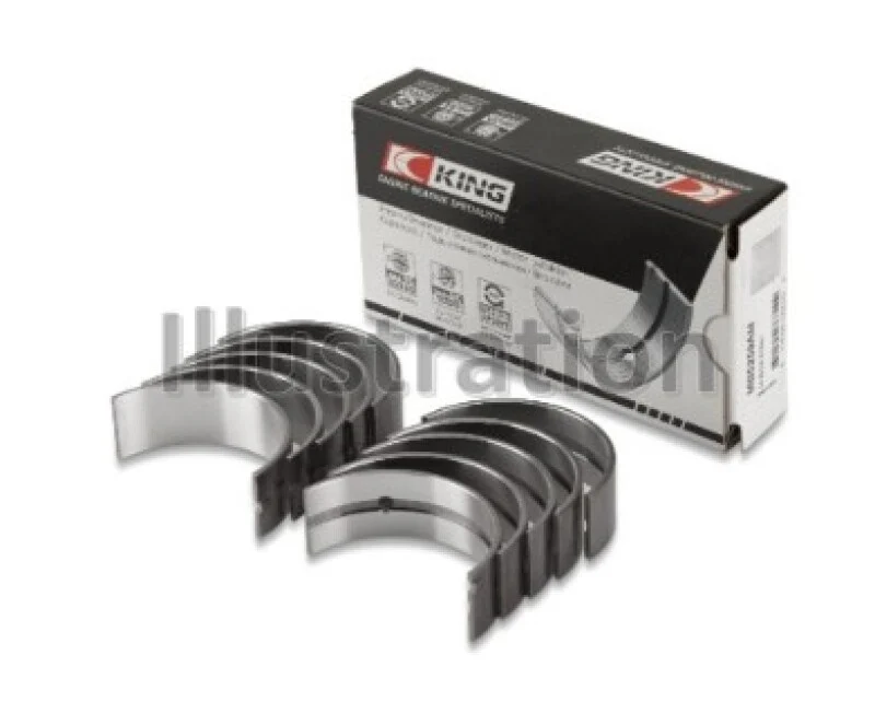 King Engine Bearings Audi CDAA/CDHA/CDHB/CDAB Main Bearing Set (Set of 5) - Size STD - Image 2