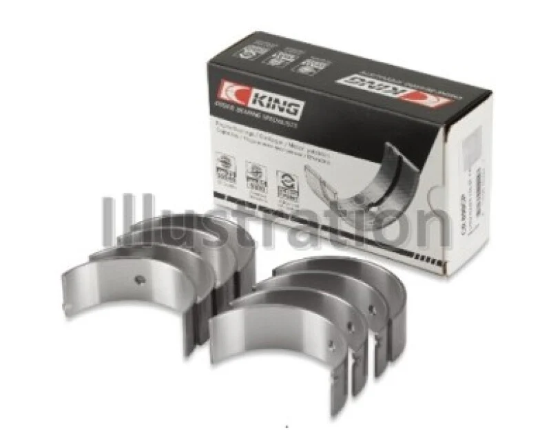 King Engine Bearings Chrysler 148/148 Turbo DOHC 16V/Jeep 148 DOHC 16V Rod Bearing Set - Size STD
