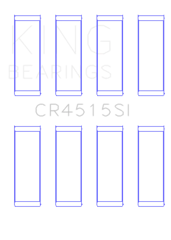 King Engine Bearings Ford/Mazda 2.0L Duratec (Size STD) Silicon Bi-Metal Aluminum Rod Bearing Set - Image 2