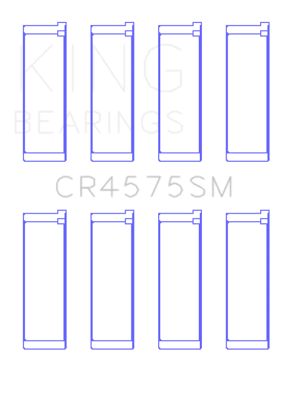 King Engine Bearings Hyundai i30 G4FC Connecting Rod Bearing Set - Size +.25mm