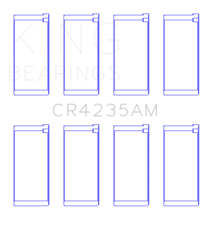 King Engine Bearings Hyundai 2.0L G4GC Rod Bearing Set - Size STD - Image 2