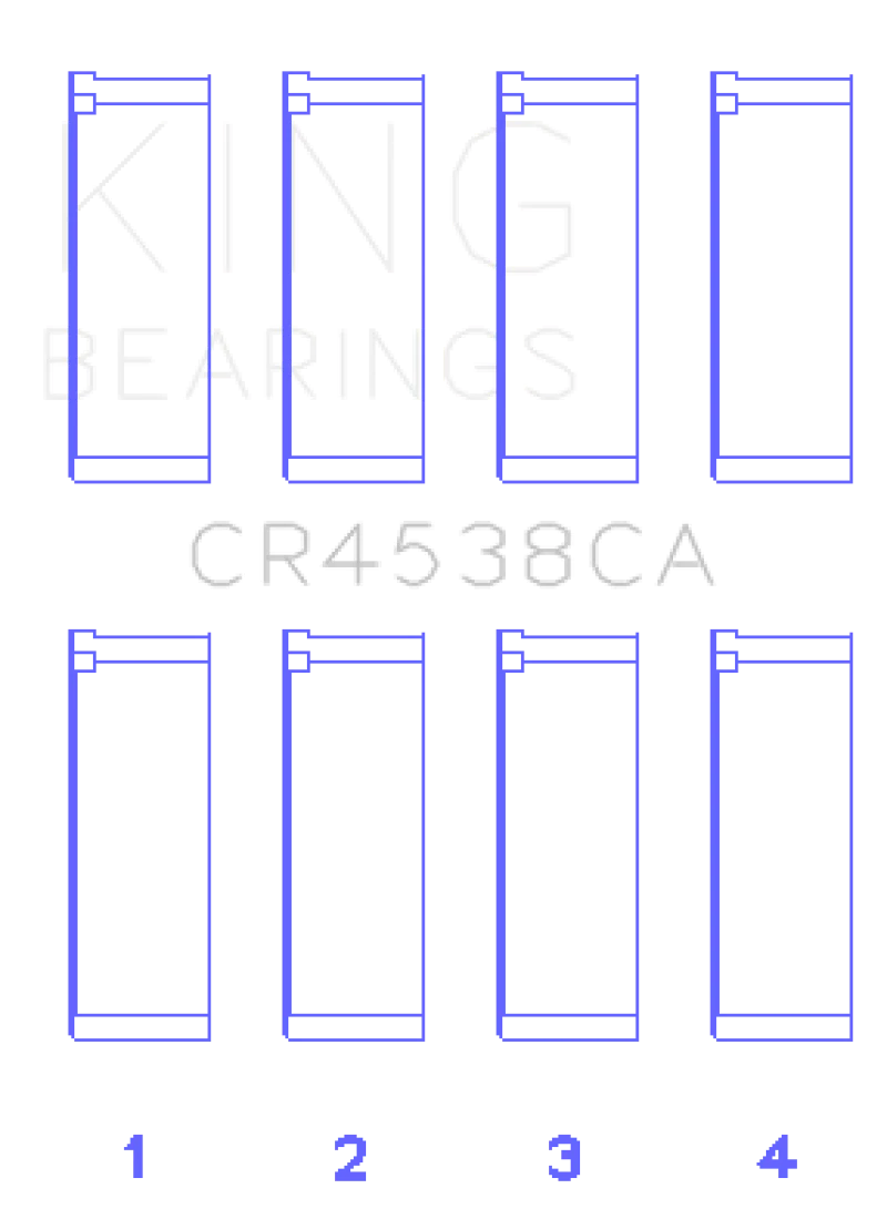 King Engine Bearings Mini Cooper S/Cooper S Conv/Works W11B16A Rod Bearing Set - Size +0.25mm - Image 2