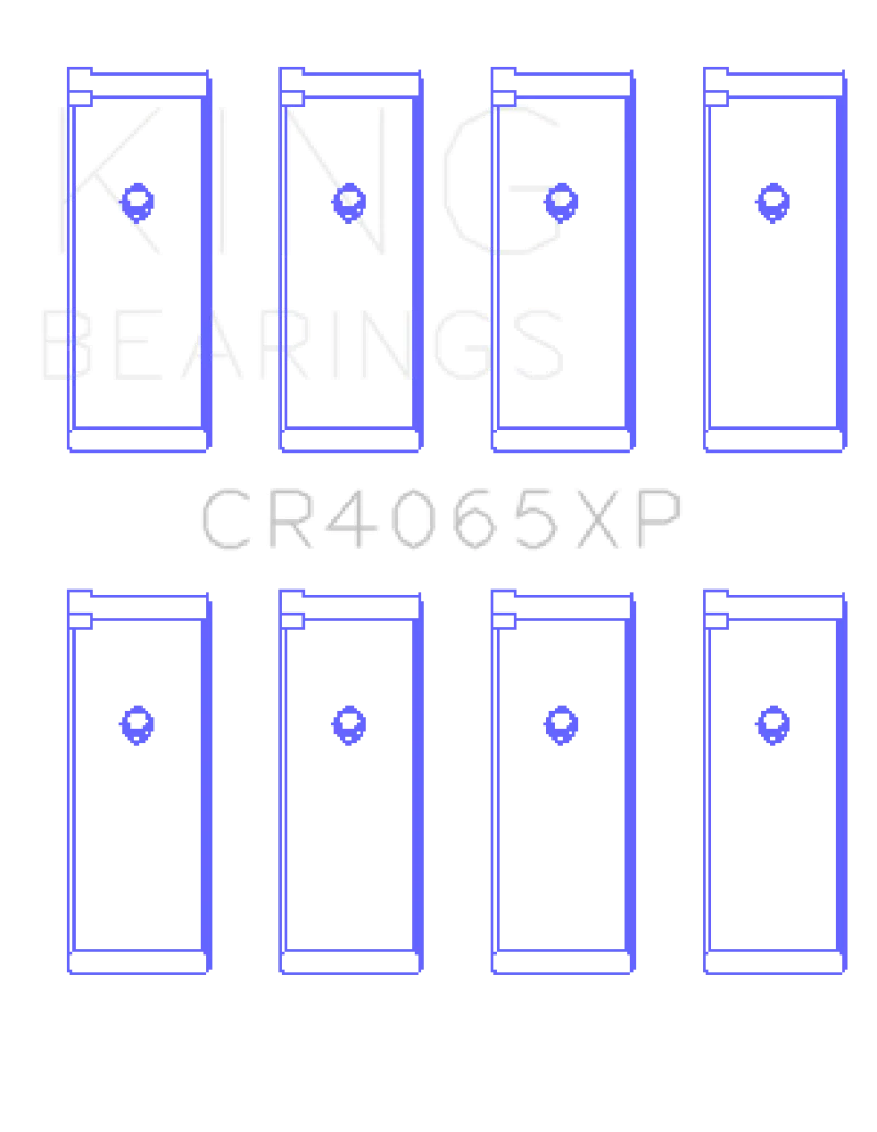 King Engine Bearings Nissan KA-24DE Performance Rod Bearing Set - Size STD