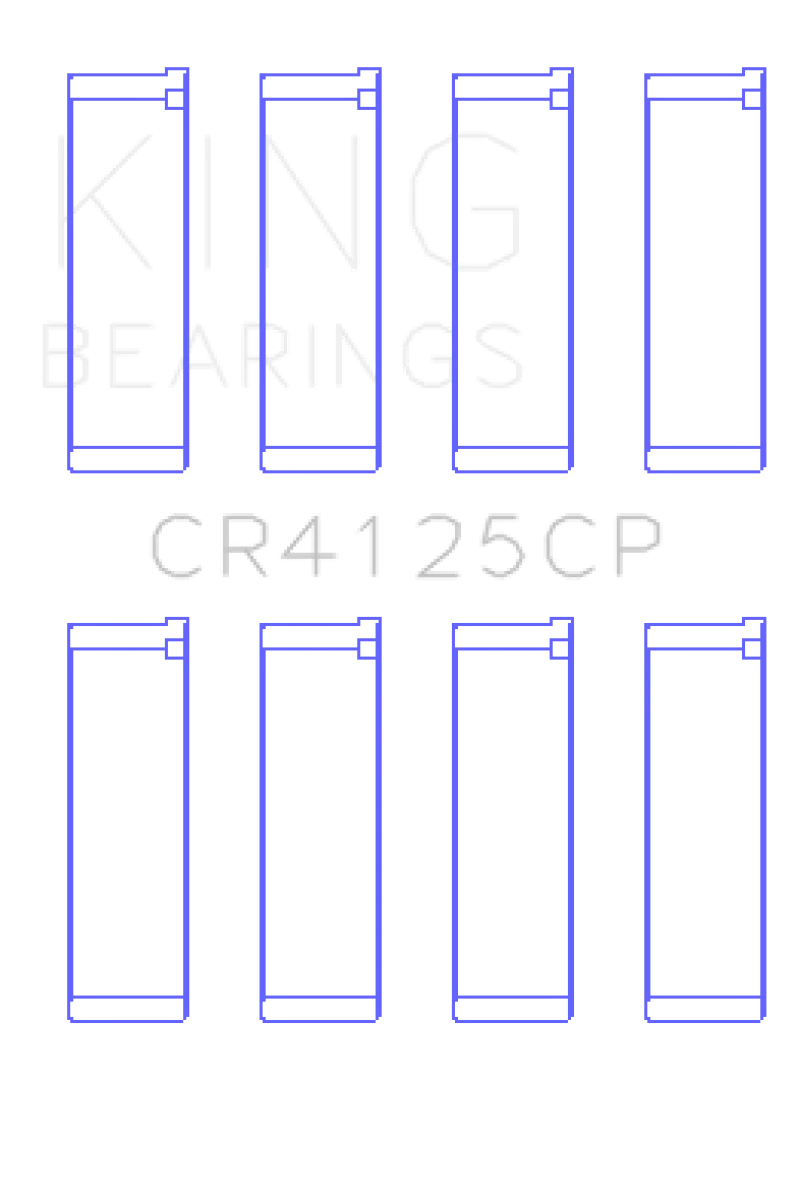 King Engine Bearings Subaru EJ20/EJ22/EJ25 (Including Turbo) Performance Rod Bearing (Set of 4) - Image 2