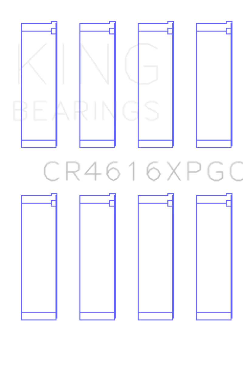 King Engine Bearings Subaru FA20/Toyota 4U-GSE Tri-Metal Connecting Rod Bearing Set - Size +.25mm
