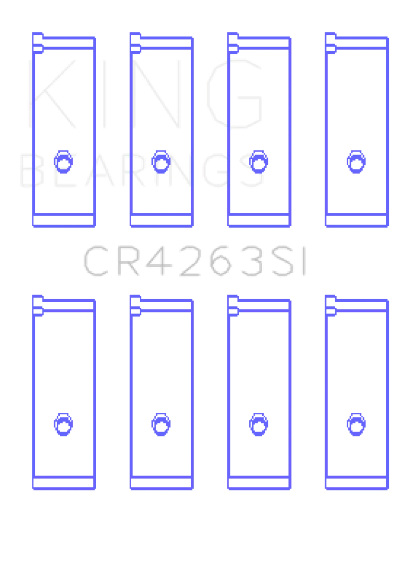 King Engine Bearings Toyota 1ZZ-FE Rod Bearing Set - Size STD - Image 2