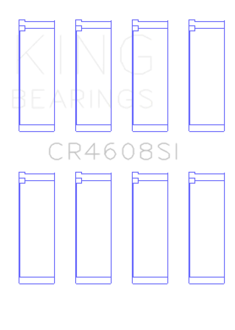 King Engine Bearings Toyota 2ZZ-GE Connecting Rod Bearing Set (Set of 4) - Size STD