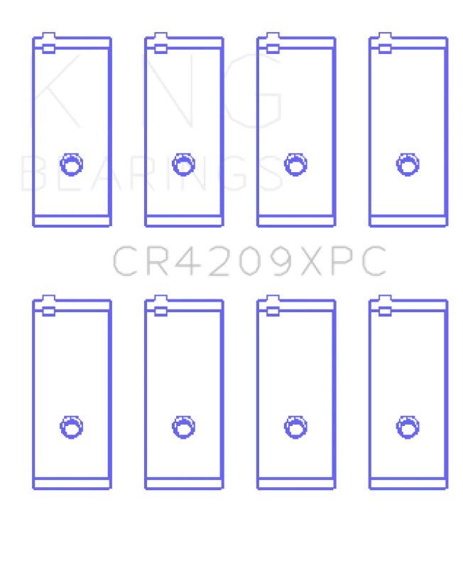 King Engine Bearings Toyota 3SGTE 16v 2.0L pMaxKote Performance Rod Bearing Set - Size STD