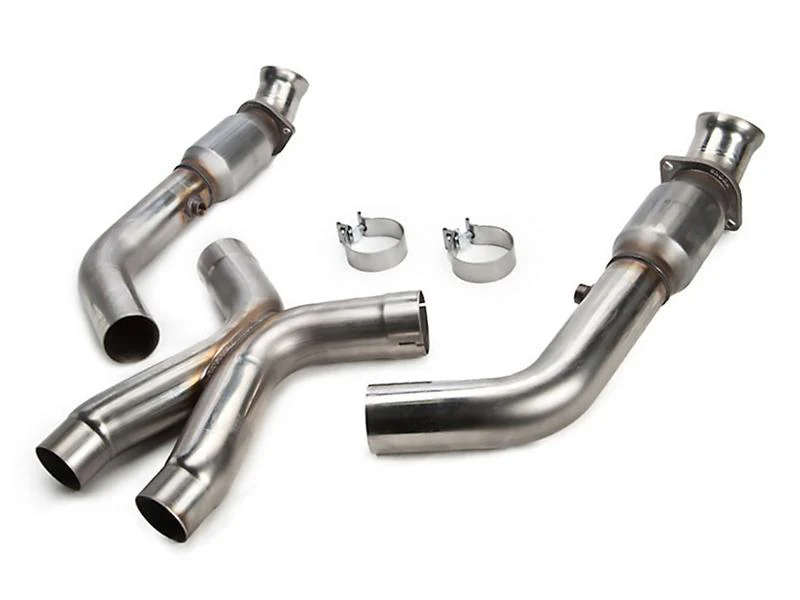 Kooks 11-14 Ford Mustang GT 5.0L 4V 3in x 2 3/4in OEM Cat X Pipe Kooks HDR Req - Image 2