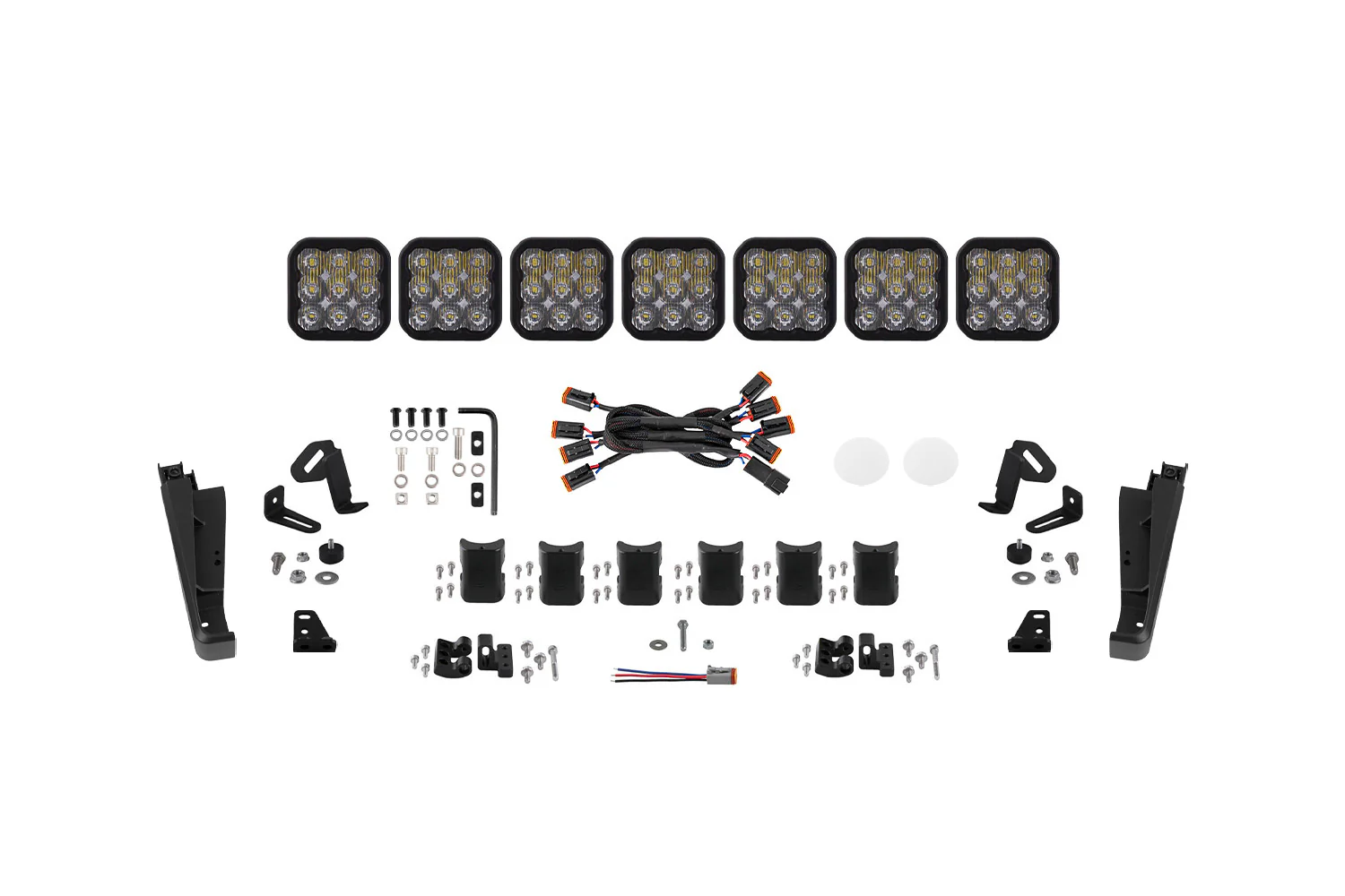 Kuat DEK 47" Wide Upgrade Kit 7-Pod SS5 Sport White Driving - Image 2