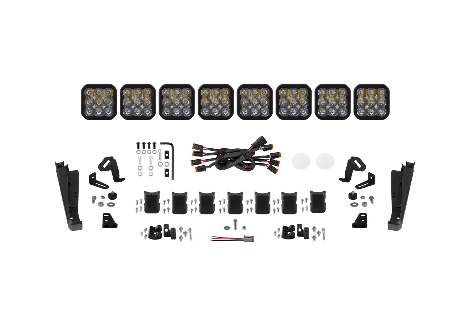 Kuat DEK 54" Wide Upgrade Kit 8-Pod SS5 Pro White Driving - Image 2
