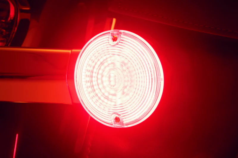 Kuryakyn Luminez L.E.D Rear Turn Signal Insert 1156 Red Flat Style - Image 2