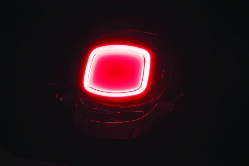 Kuryakyn Tracer LED Taillight Red Lens Without License Light - Image 5