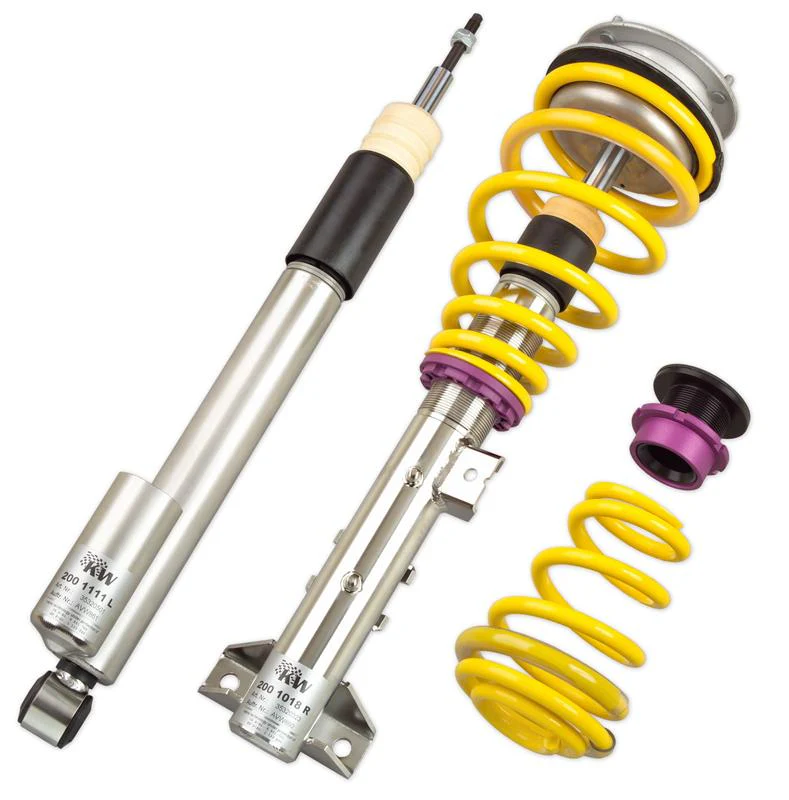 KW Coilover Kit V3 Honda Civic; Coupe Hatchback Sedan w/ rear lower fork mounts - Image 2